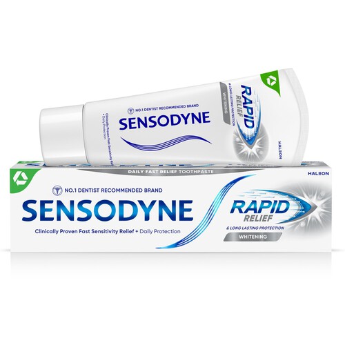 Sensodyne Rapid Relief Whitening Sensitive Teeth Toothpaste