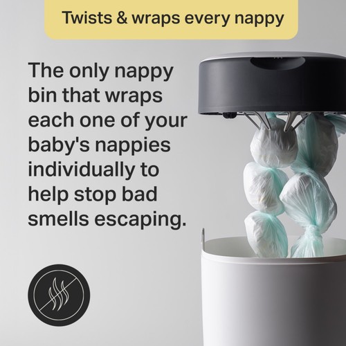 Tommee Tippee Twist & Click Advanced Nappy Disposal System