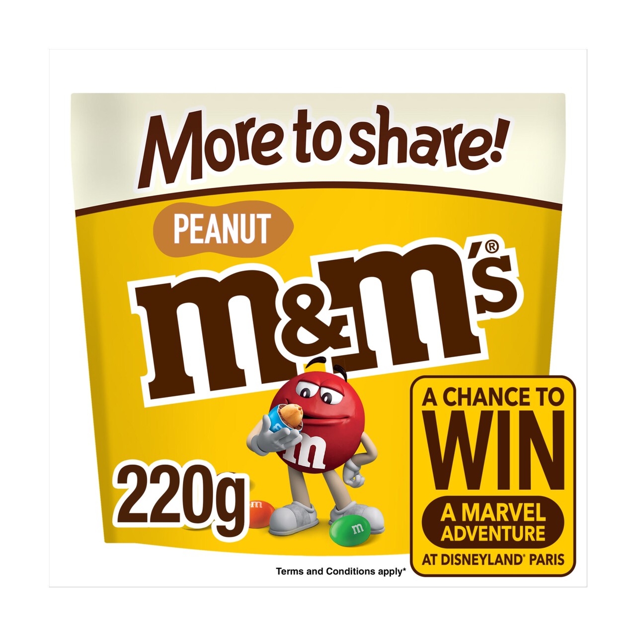 M&M's Peanut Chocolate More to Share Pouch Bag Morrisons Online