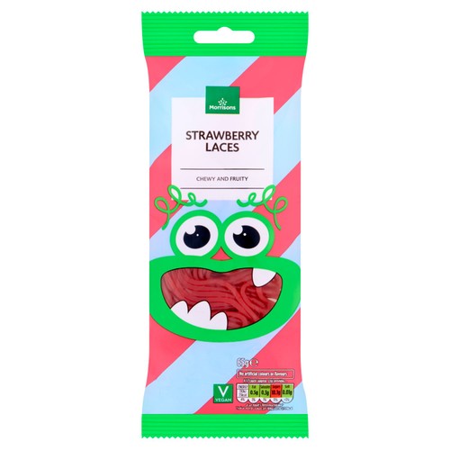Morrisons Strawberry Laces 65g