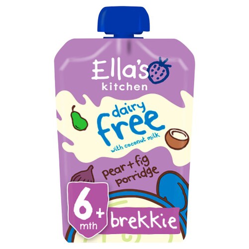 Ella's Kitchen Dairy Free Pear and Fig Porridge Baby Food Pouch 6+ Months