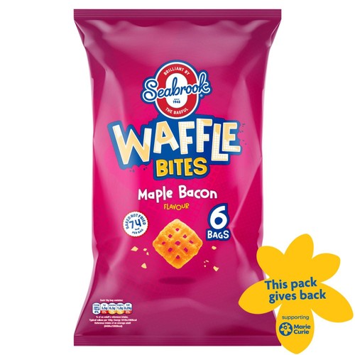 Seabrook Waffle Bites Maple Bacon 6 Pack