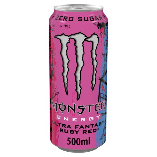 Monster Energy Drink Ultra Fantasy Ruby Red Zero Sugar