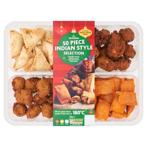 Morrisons 50 Piece Indian Style Selection