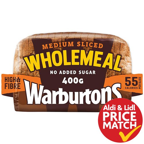 Warburtons Medium Wholemeal Bread