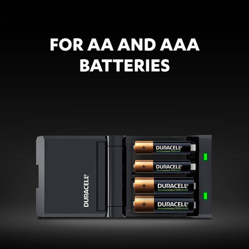 Duracell Battery Charger Charges In 45 Min With 2 AA And 2 AAA Batteries 