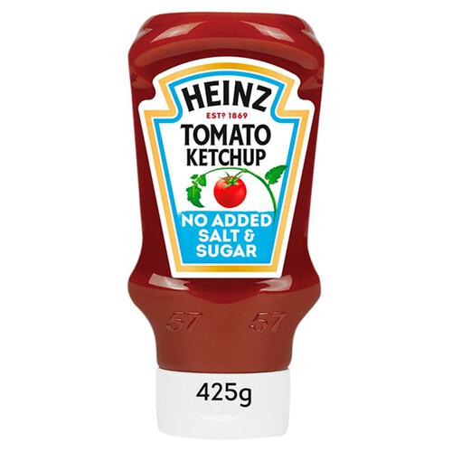 Heinz No Added Sugar & Salt Tomato Ketchup