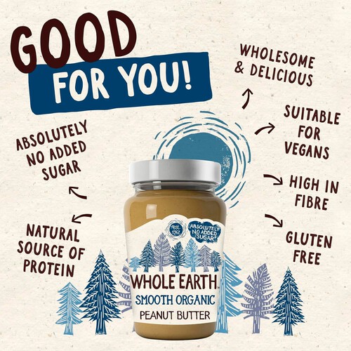 Whole Earth Smooth Organic Peanut Butter