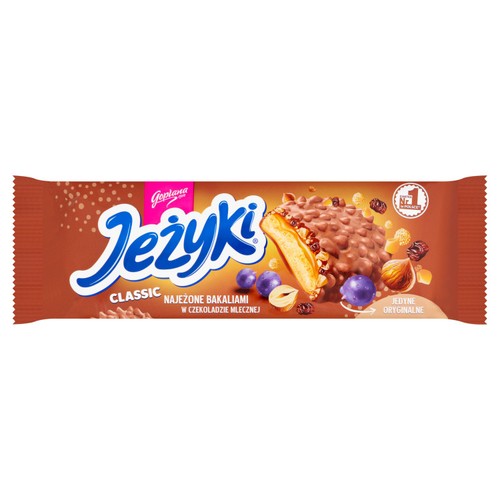 Goplana jezyki biscuits caramel raisins and nut