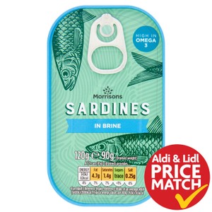 Alva Sardines in Brine 120g