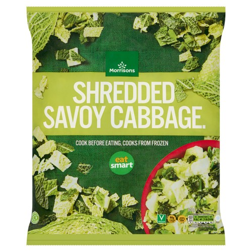 Morrisons Sliced Green Cabbage 800g
