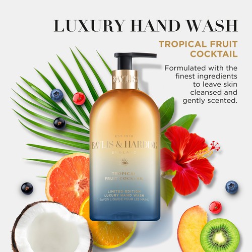 Baylis & Harding Tropical Fruit Cocktail Hand Wash   500ml