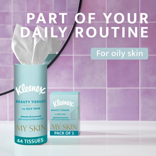 Kleenex Myskin Oily Box 40Sc