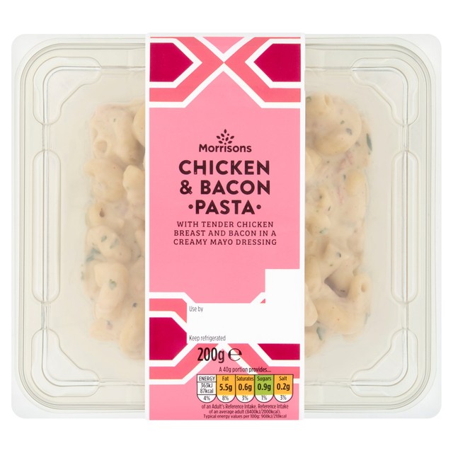 Morrisons Chicken & Bacon Pasta 200g