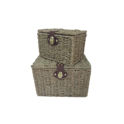 Nutmeg Home Seagrass Storage Baskets