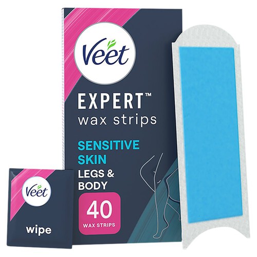 Veet Expert Wax Strips Leg Sensitive