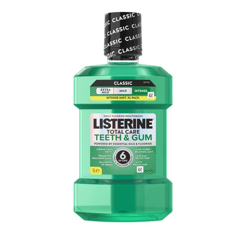 Listerine Total Care Teeth And Gum Fresh Mint Mouthwash 1L