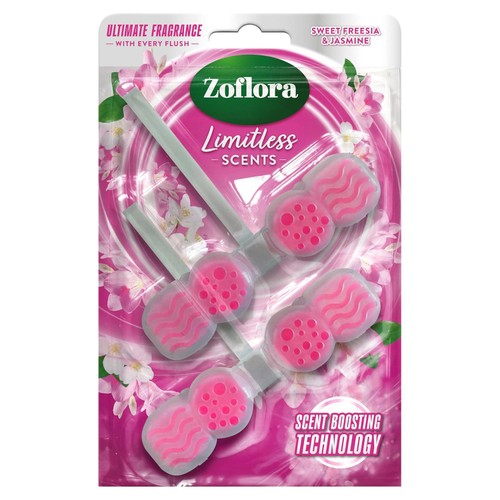 Zoflora sweet freesia jasmine toilet rim block