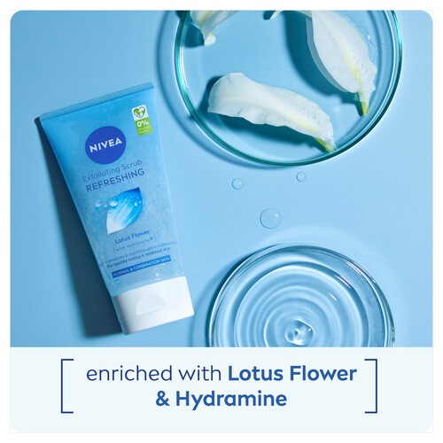 NIVEA Refreshing Exfoliating Face Scrub for Normal & Combination Skin 