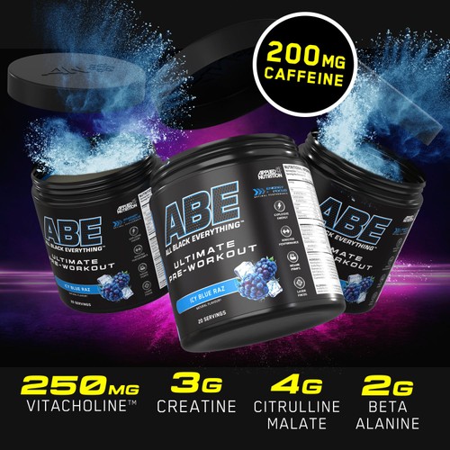 Applied Nutrition Ultimate Pre-Workout Icy Blue Raz 250g