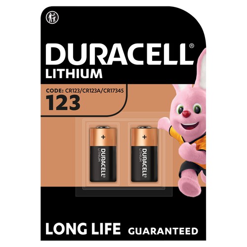 Duracell High Power Lithium 123 Batteries 3V (CR123 / CR123A / CR17345)