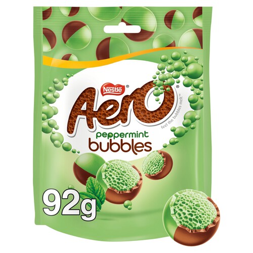 Aero Bubbles Peppermint Mint Chocolate Sharing Pouch