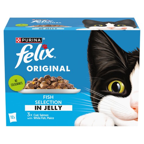 Felix Original Fish Selection In Jelly Wet Cat Food