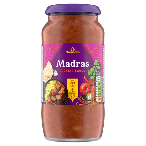 Morrisons madras hot curry sauce