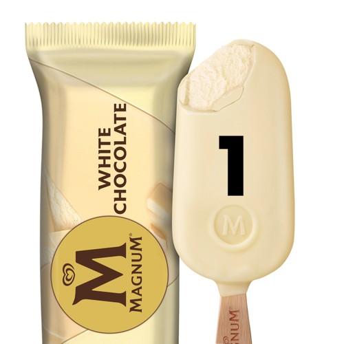 Magnum White Chocolate Ice Cream Stick 110ml