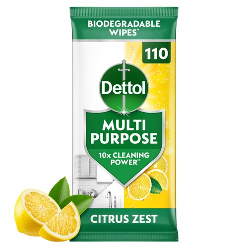 Dettol Multi Purpose Wipes Citrus