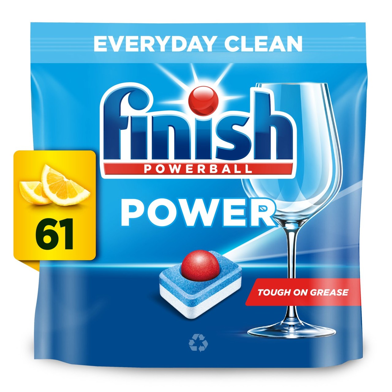 Finish Power Dishwashing Tablets Regular