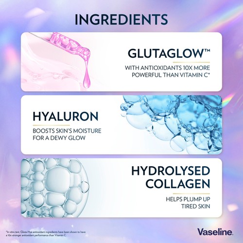 Vaseline Gluta Hya Overnight Radiance Lotion 200ml