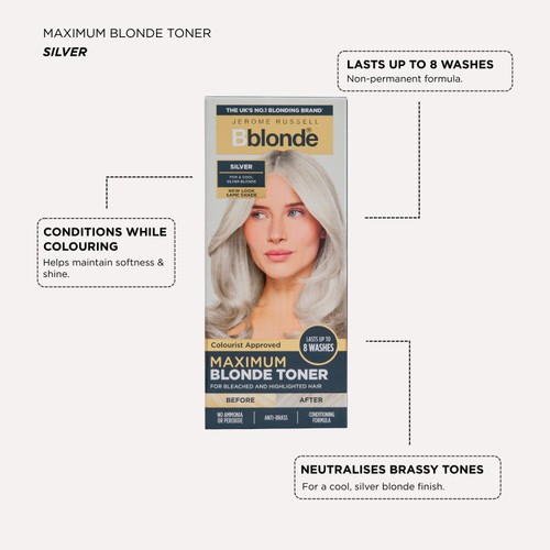 Jerome Russell B Blonde Maximum Colour Toner Silver