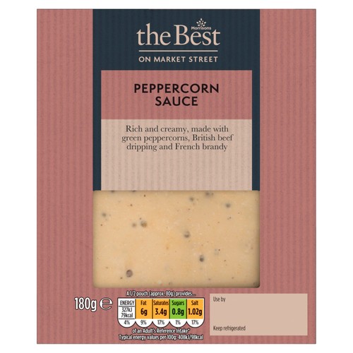 Morrisons The Best Peppercorn Sauce