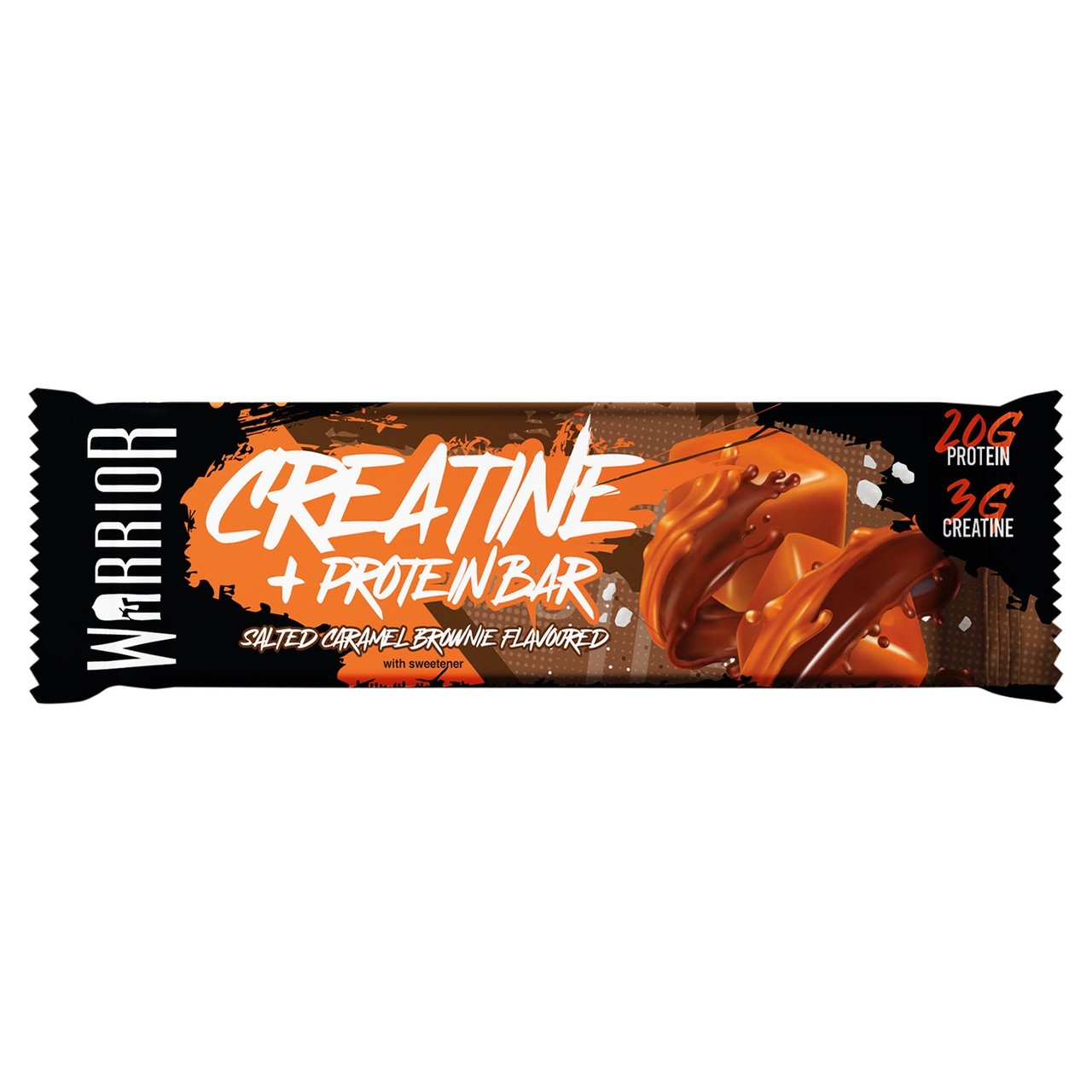 Warrior Creatine Bar Salted Caramel Brownie 75g