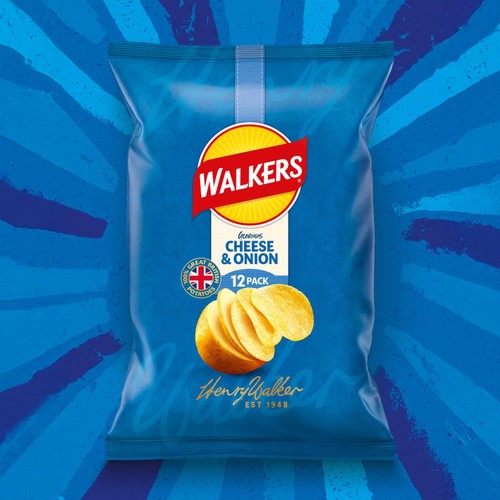 Walkers Cheese & Onion Multipack Crisps