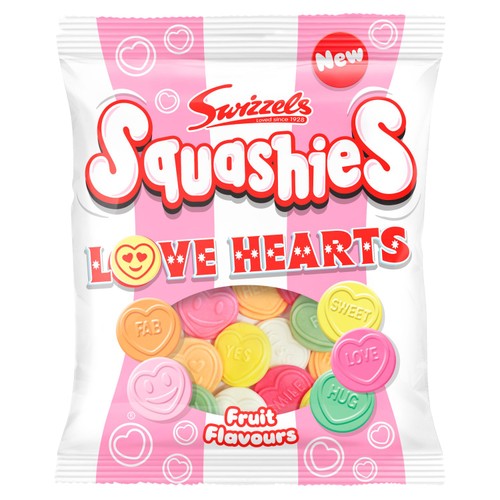 Squashies Love Hearts   120g