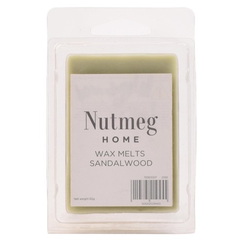 Nutmeg home wax melts sandalwood