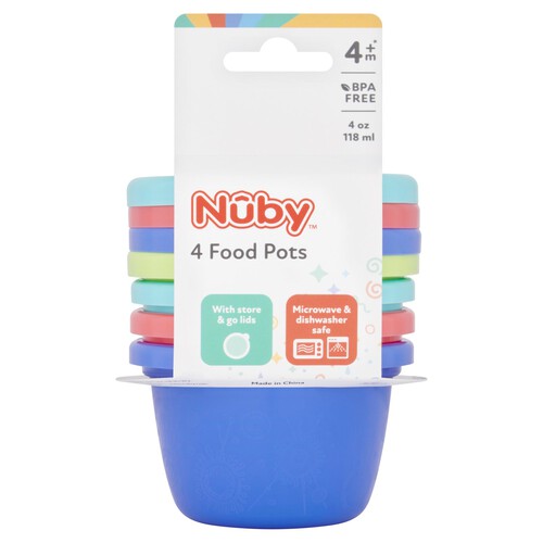 Nuby Food Storage Pots 