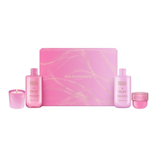 Baylis & Harding Jojoba, Vanilla & Almond Oil Candlelit Gift Set