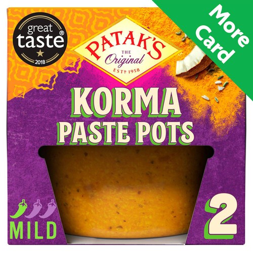 Patak's Korma Spice Paste Pots