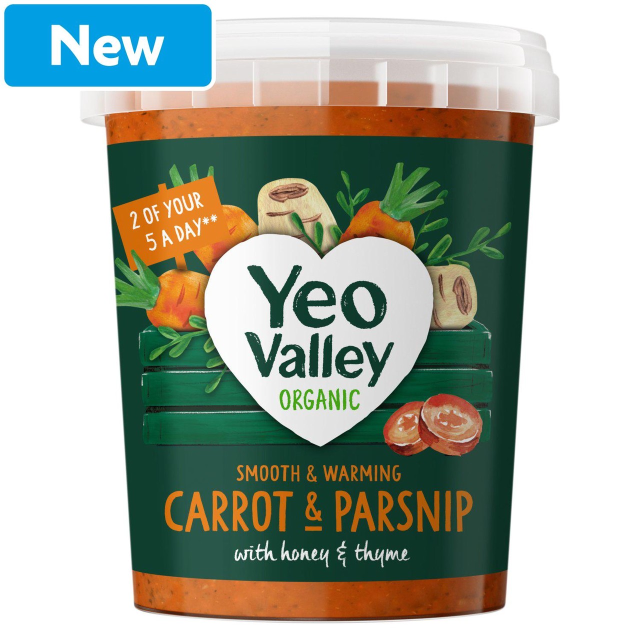 Yeo Valley Organic Carrot & Parsnip Soup 400g