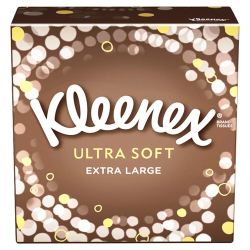 Kleenex Ultra Soft Tissues Single Compact Box Extra Large Sheets