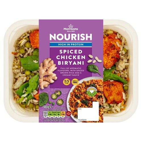 Morrisons Nourish Spiced Chicken Biryani 