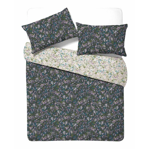 Nutmeg Easycare Garden Floral Duvet Set Double 