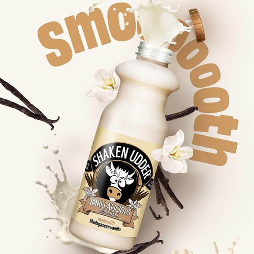 Shaken Udder Vanillalicious Milkshake 750ml