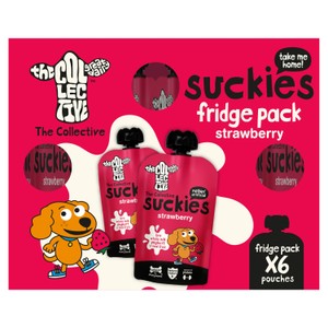 The Collective Strawberry Suckies Multipack Kids Yoghurt