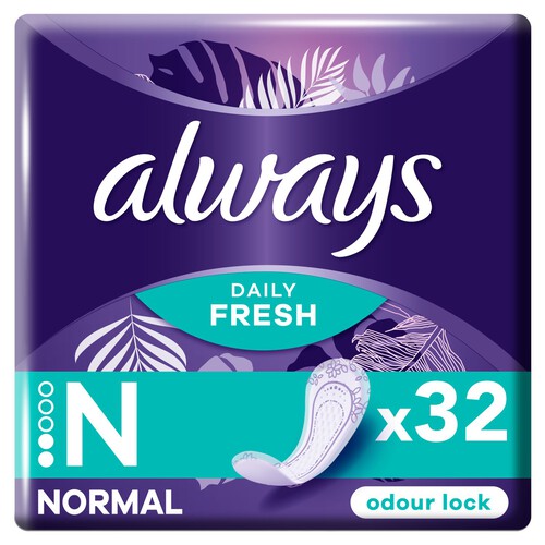 Always Dailies Fresh and Protect Panty Liners Normal