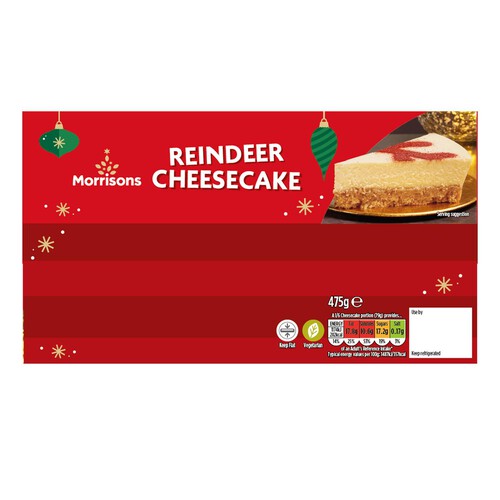 Morrisons Reindeer Cheesecake 