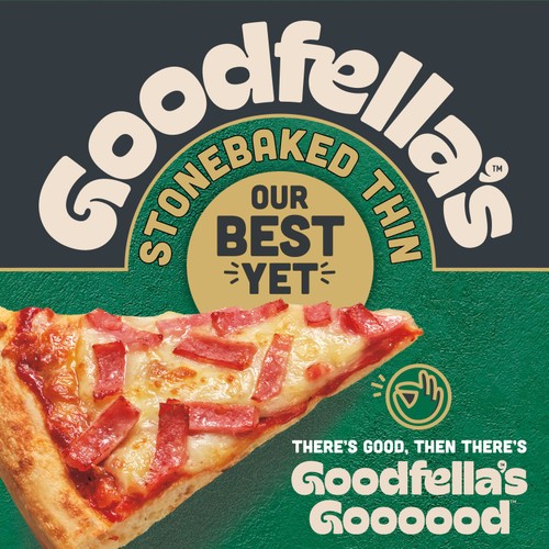 Goodfella's Stonebaked Thin Cheese & Ham Pizza